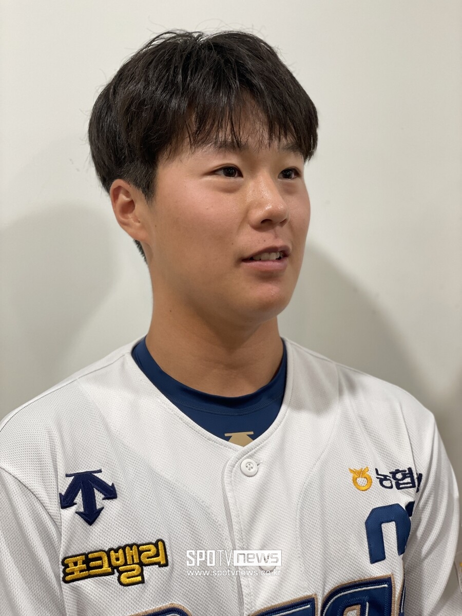 ▲ 퓨처스 올스타전에서 우수타자상을 받은 NC 신인 내야수 김세훈 ⓒ 신원철 기자