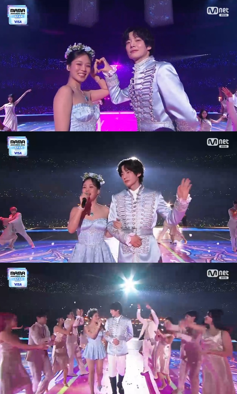 비비, '깜짝 등장' 안재현과 '밤양갱'…디즈니 만화 찢고 나온 비주얼[2024 MAMA]