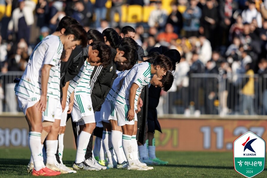 '18년 만의 최저 순위' 전북 끝까지 무승부, 광주 원정서 1-1→결국 10위로 승강 PO