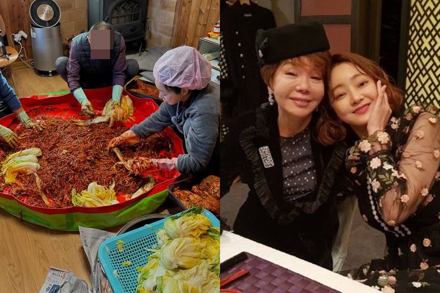 "더 그립다" 서효림, 시어머니 故김수미 별세 후 첫 김장에 '먹먹' 