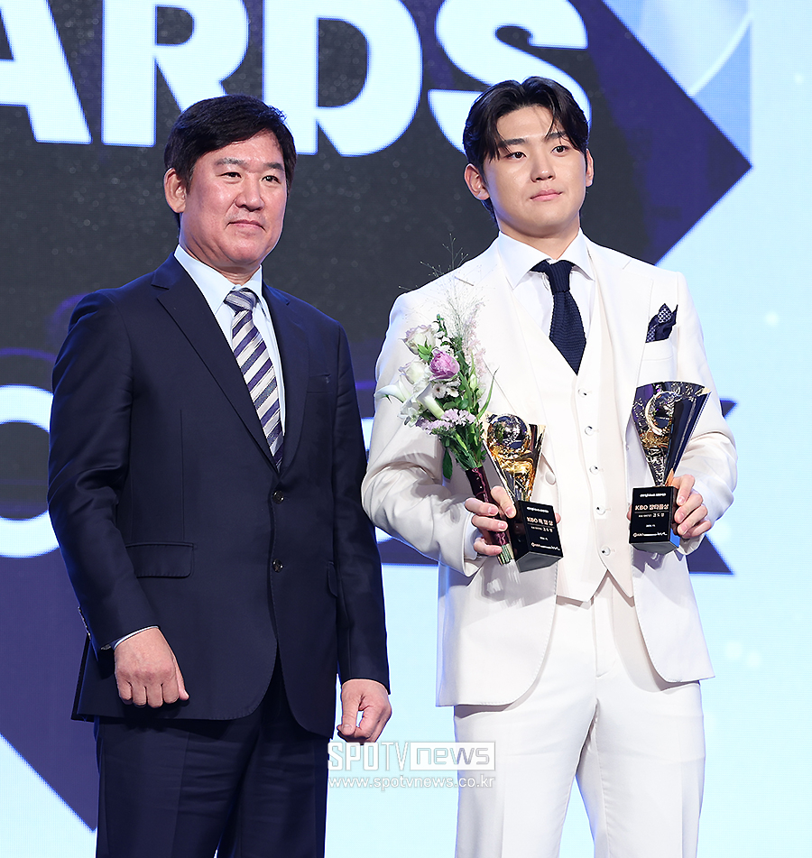 ▲ 조계현 전력강화위원장 김도영 ⓒ곽혜미 기자