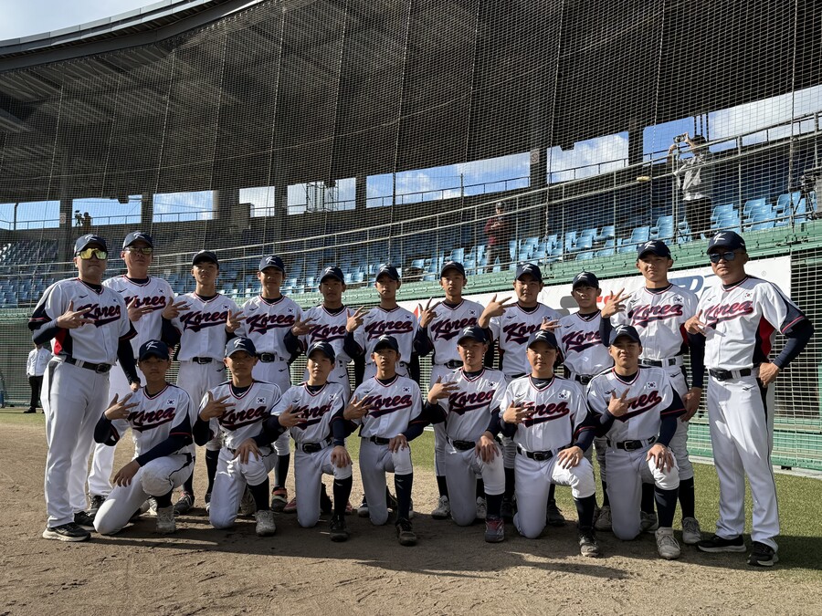 韓야구 미래 밝다! 5전 전승 한국 U12, 더 놀라운 무실점 행진…대만과 마지막 승부
