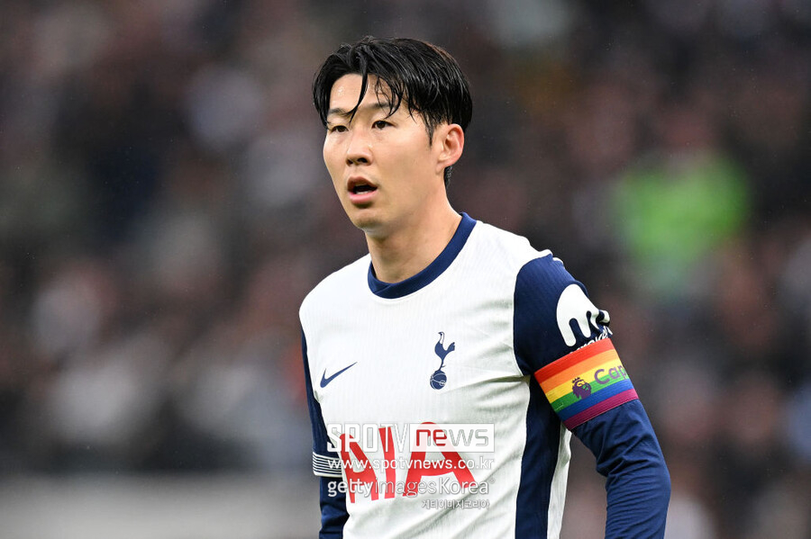'손흥민 몸 상태 안 좋다면서' 포스테코글루 SON 풀타임 기용…그럼에도 토트넘 1-1로 무승부