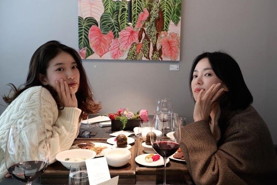 "생일 밥 사줌"..송혜교-수지, 특급 스타들도 평범하게 노는 일상