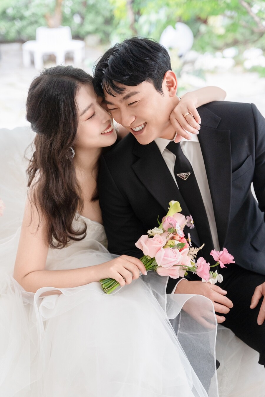 ▲ 김태진 홍나현 부부