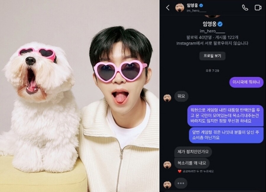"정치인 아닌데 목소리 왜 내요?"..'개바보' 임영웅, 논란 부른 무심함[이슈S]