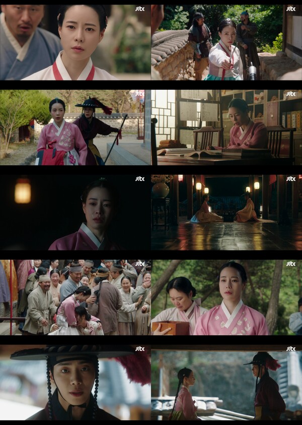 ▲ 8일 방송된 JTBC 토일드라마 '옥씨부인전' 3회 장면들. 방송화면 캡처