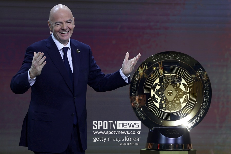▲ 지아니 안판티노 FIFA 회장.