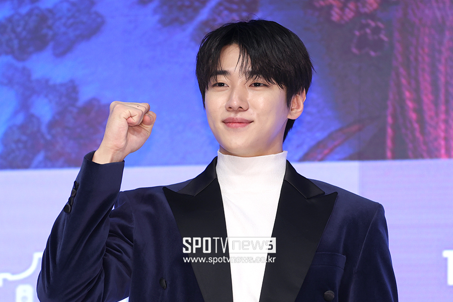 [포토S] 박재찬, '힘차게 파이팅!'