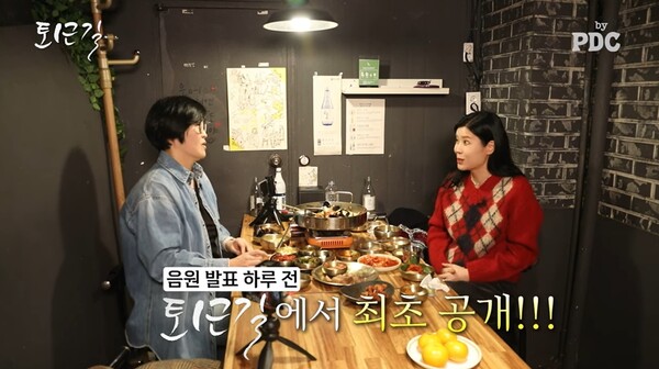 ▲ 유튜브 채널 '피디씨 by PDC'에 출연한 가수 린. 유튜브 영상 캡처