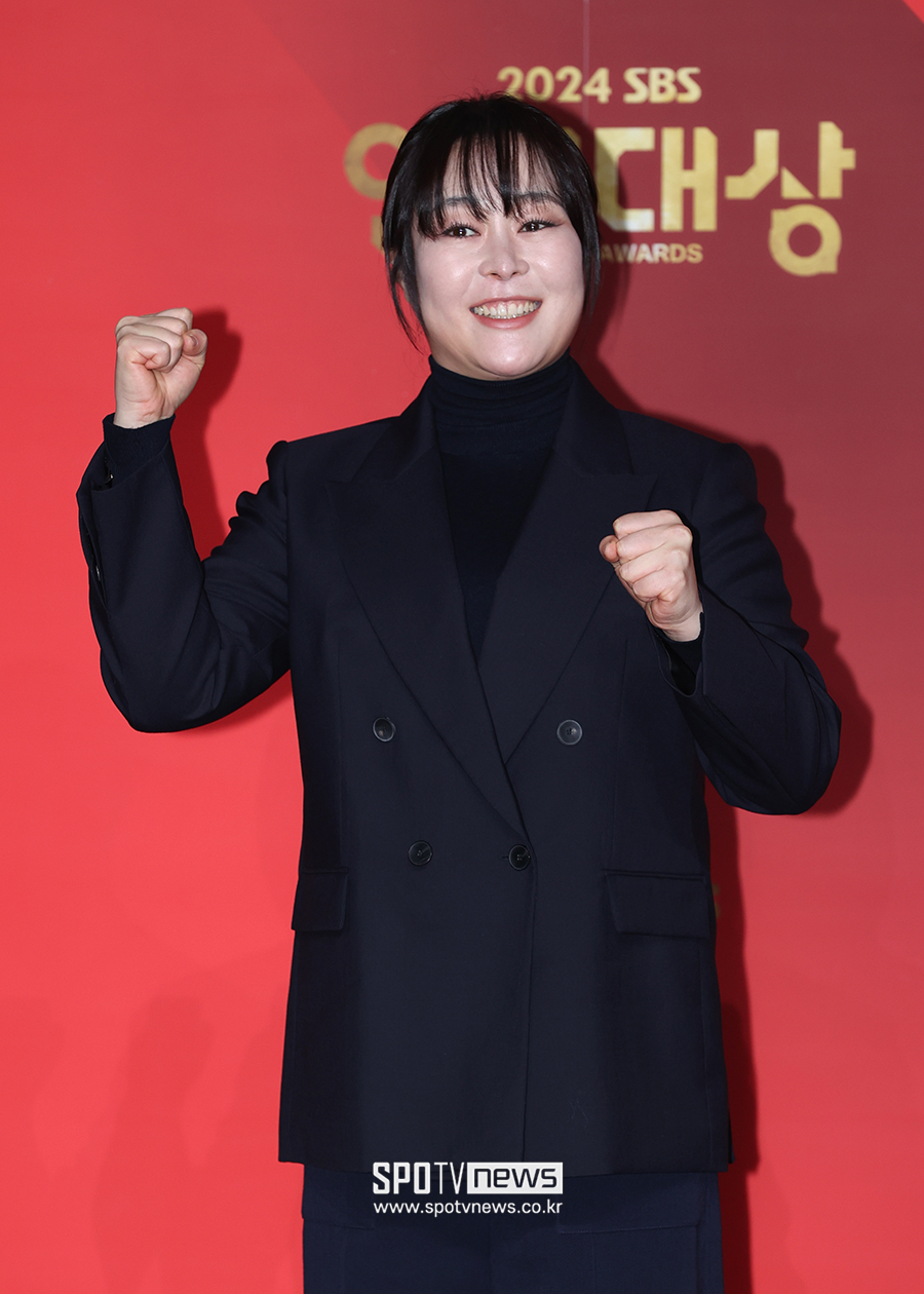 [포토S] 윤사봉, '파이팅!'