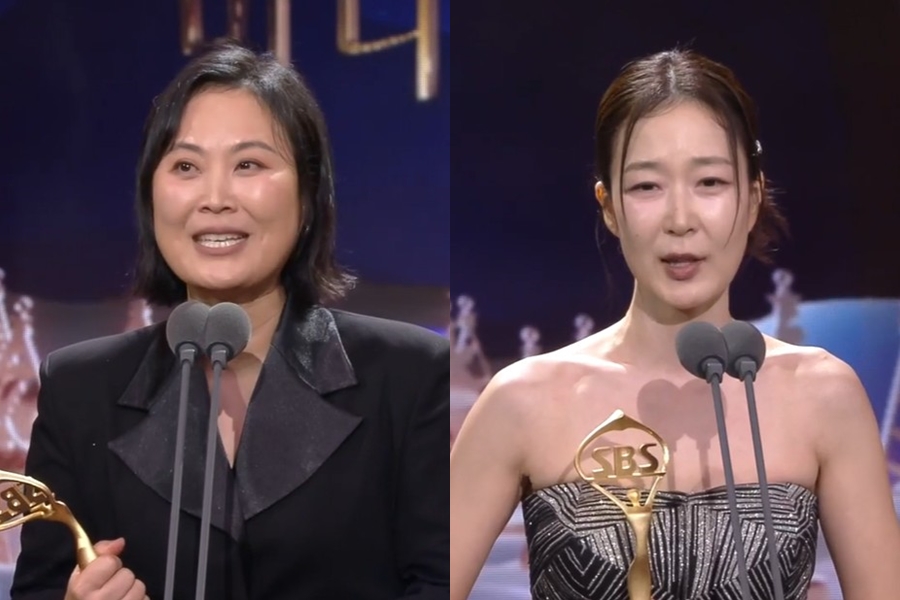 "영광입니다" 김재화·김혜화, 사상 첫 자매 공동수상[SBS연기대상]