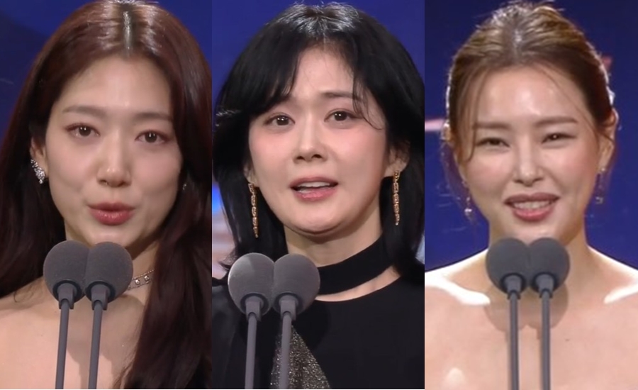 박신혜 장나라 이하늬. 출처|SBS 연기대상