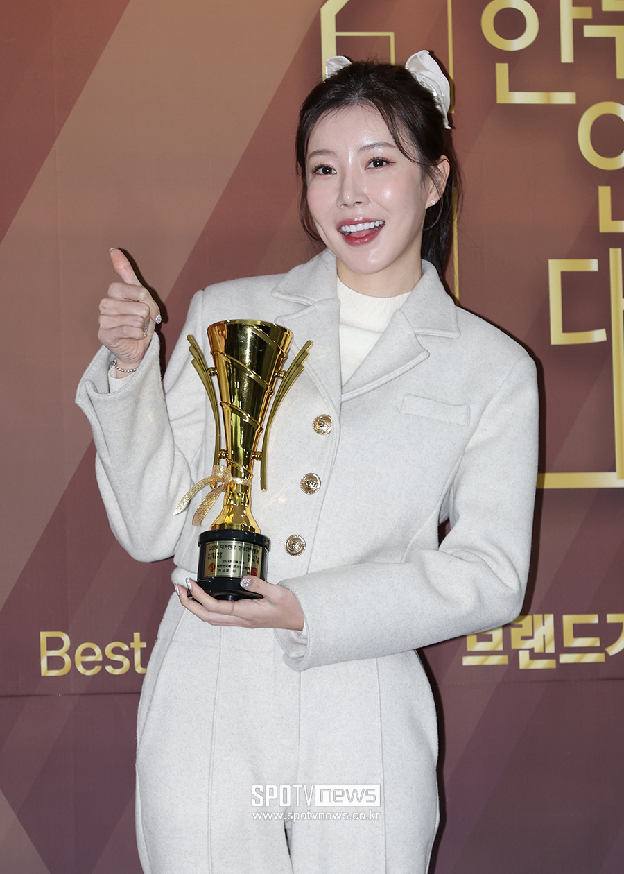 [포토S] 장혜리, '라이징스타상 받았어요!'