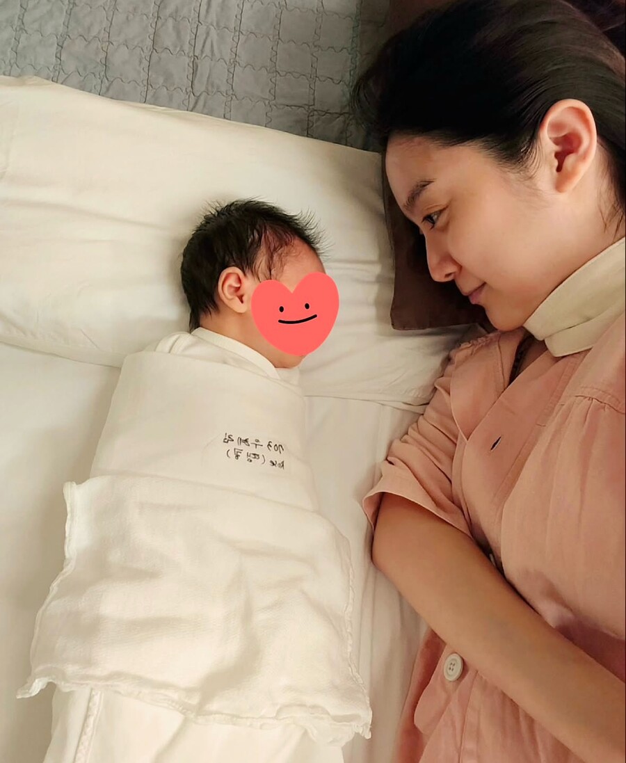 우혜림, 둘째 아들 이름 공개 "두 번째 선물, 우리에게 와줘서 고마워"