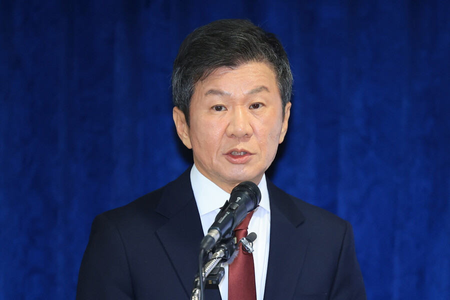 [SPO 현장] '회장 아닌 후보로' 협회장 선거 공약 발표한 정몽규 "축구 그 이상의 가치 만들 것"(일문일답)