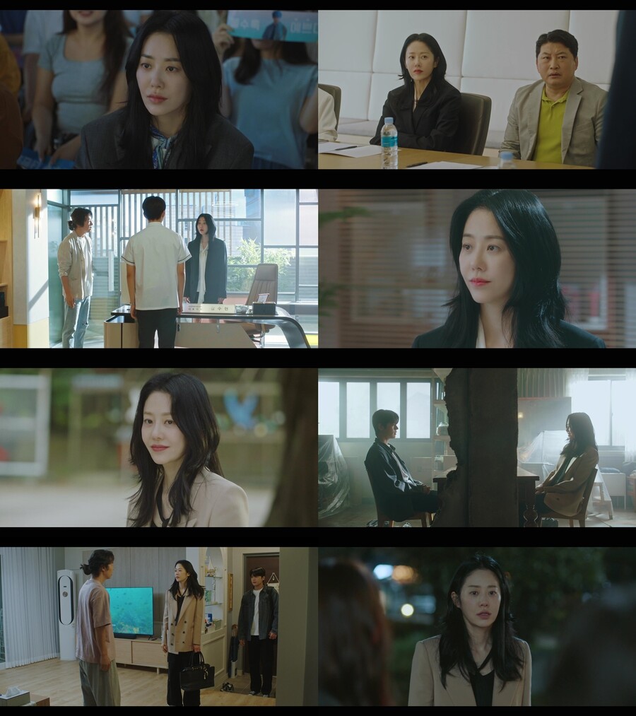 고현정, 냉철 카리스마부터 진한 모성애까지…다 보여준다('나미브')