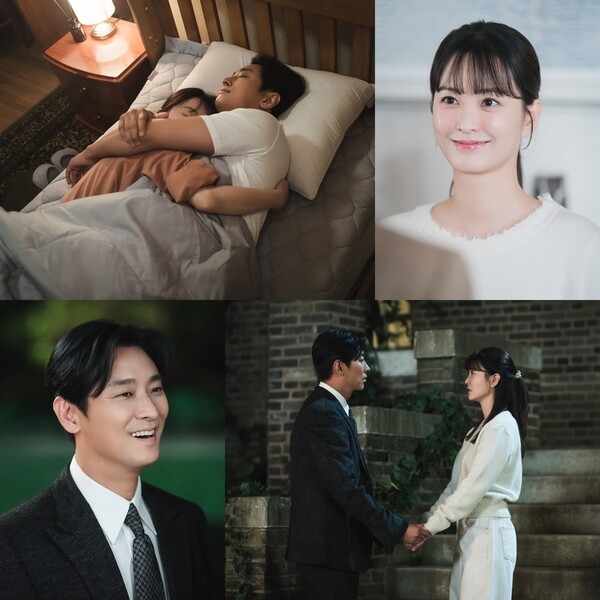 '사외다' 주지훈·정유미, 마음은 이미 신혼부부…한 침대서 초밀착 포옹[오늘TV]