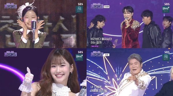 'SBS 트롯대전' 진성·안성훈·오유진·이수연, 트로트 신구 조화 이룬 명품 무대