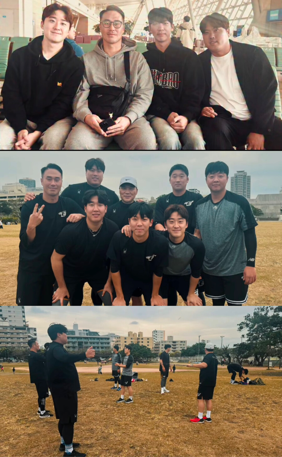 ▲류현진 미니캠프에 장민재, 박상원, 이민우, 김범수, 장지수, 황준서, 장세홍 등이 참가했다. ⓒ99코퍼레이션 공식 SNS