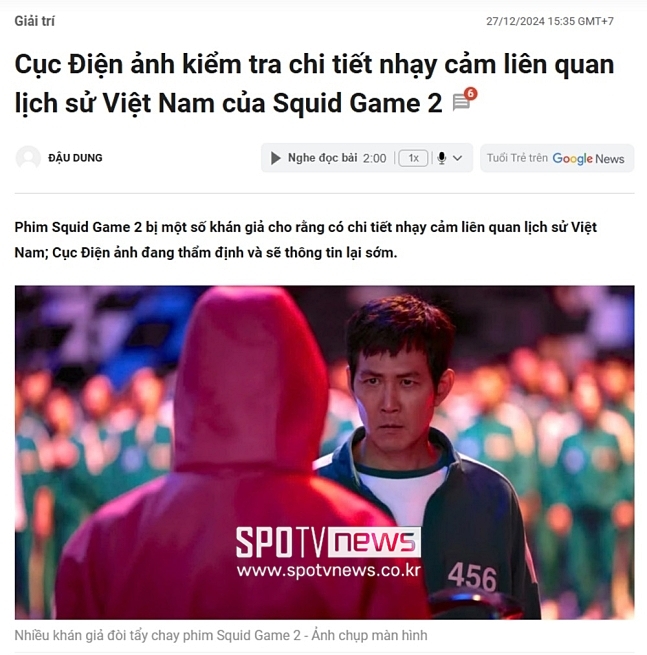 "월남전 아픈 역사 왜곡" 베트남, '오겜2' 시청 거부 확산