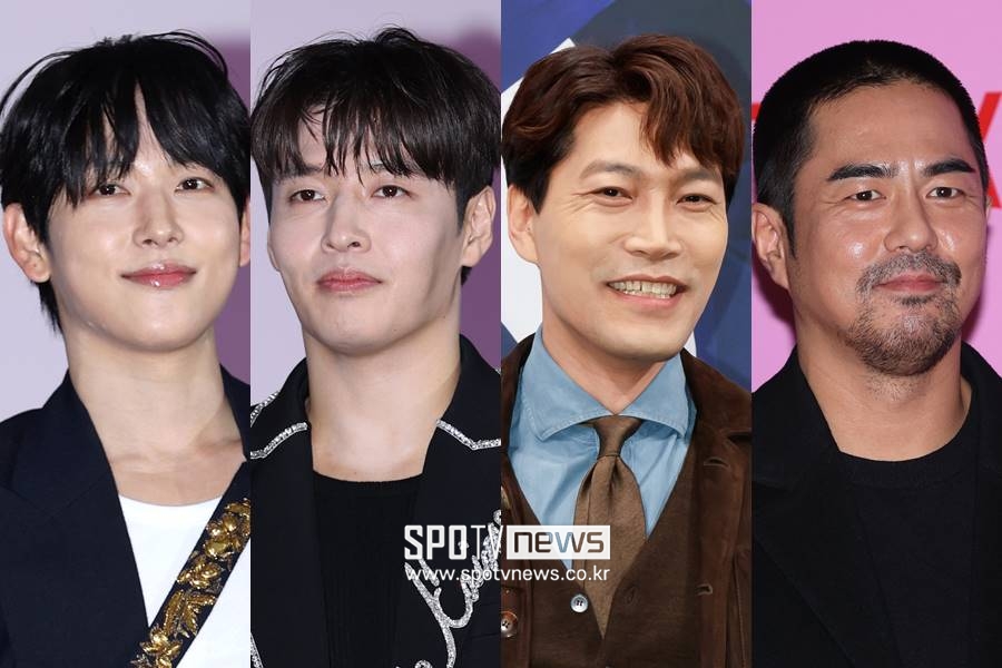 ▲ 임시완, 강하늘, 최귀화, 전석호(왼쪽부터). ⓒ곽혜미 기자 ⓒ스포티비뉴스DB