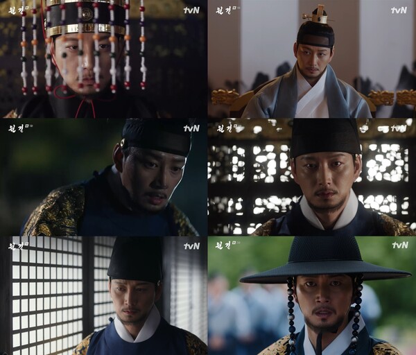 이현욱, 눈빛연기 하나로 다했다…'원경'서 태종 이방원 완벽 변신