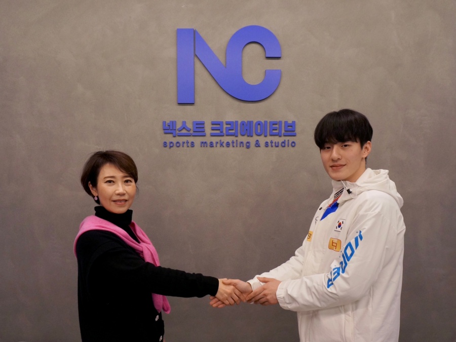 쇼트트랙 국가대표 장성우, 넥스트크리에이티브와 매니지먼트 계약