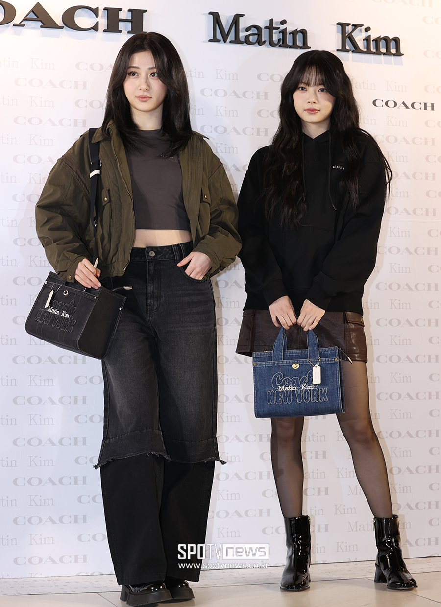 ▲ 르세라핌 허윤진 홍은채 ⓒ곽혜미 기자
