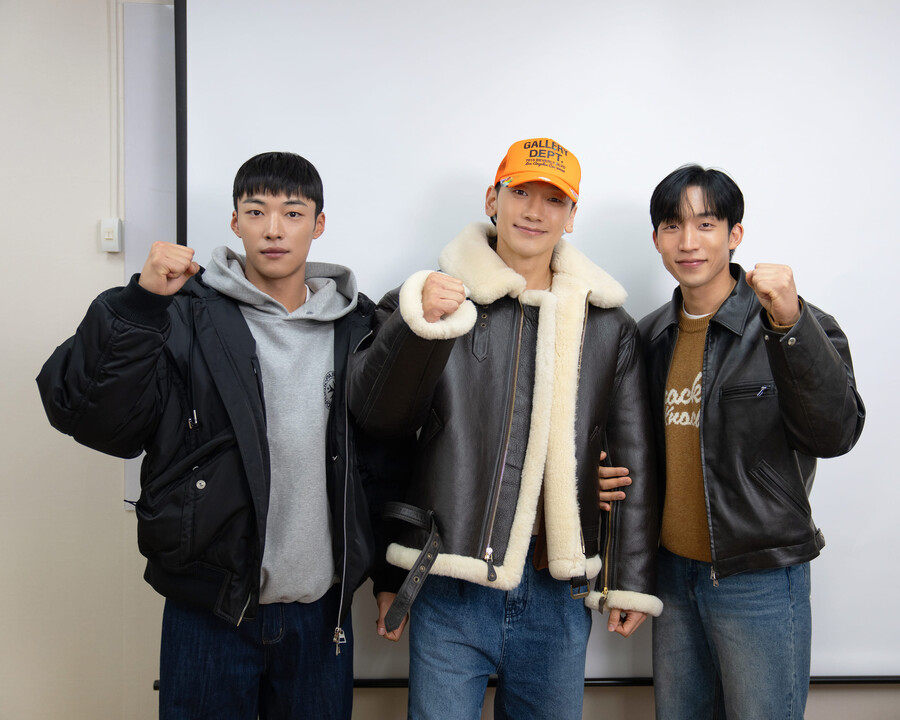 ▲ 사냥개들2 우도환 정지훈 이상이(왼쪽부터). 제공| 넷플릭스