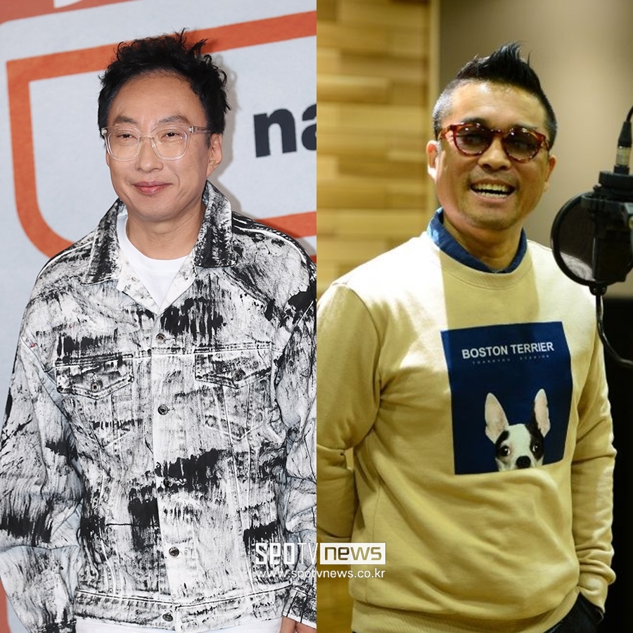 ▲ 박명수(왼쪽), 김건모.  ⓒ곽혜미 기자, 건음기획 제공