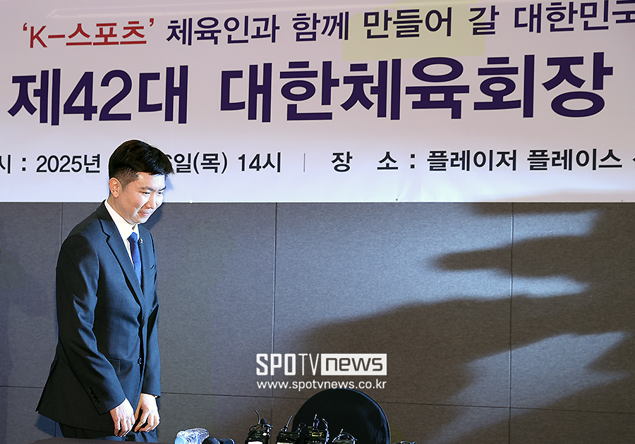 ▲ 유승민 대한체육회장 당선인 ⓒ곽혜미 기자