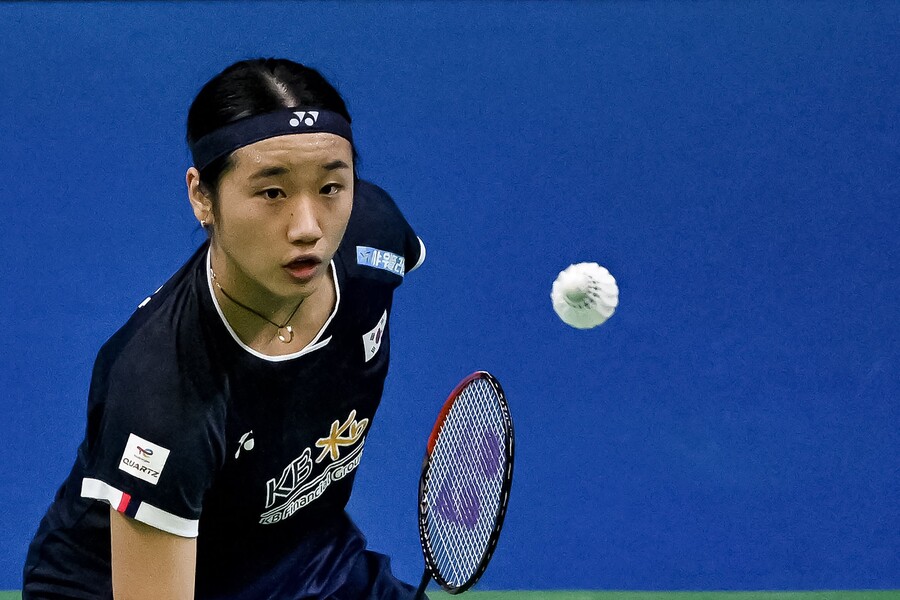 ▲ 세계 랭킹 1위 안세영은 인도오픈’ 여자 단식 준결승전에서 그레고리아 마리스카 툰중을 2-0으로 꺾었다.  ⓒ연합뉴스