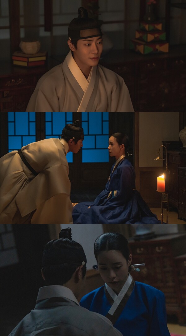 '옥씨부인전' 임지연·추영우, 입맞춤 5초 전…대망의 초야 성사되나[오늘TV]