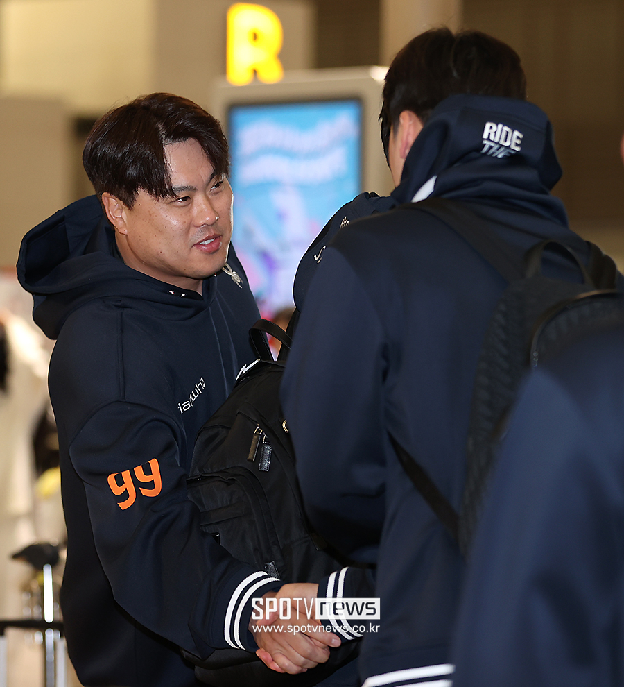 [포토S] 류현진, '(엄)상백아 잘해보자'