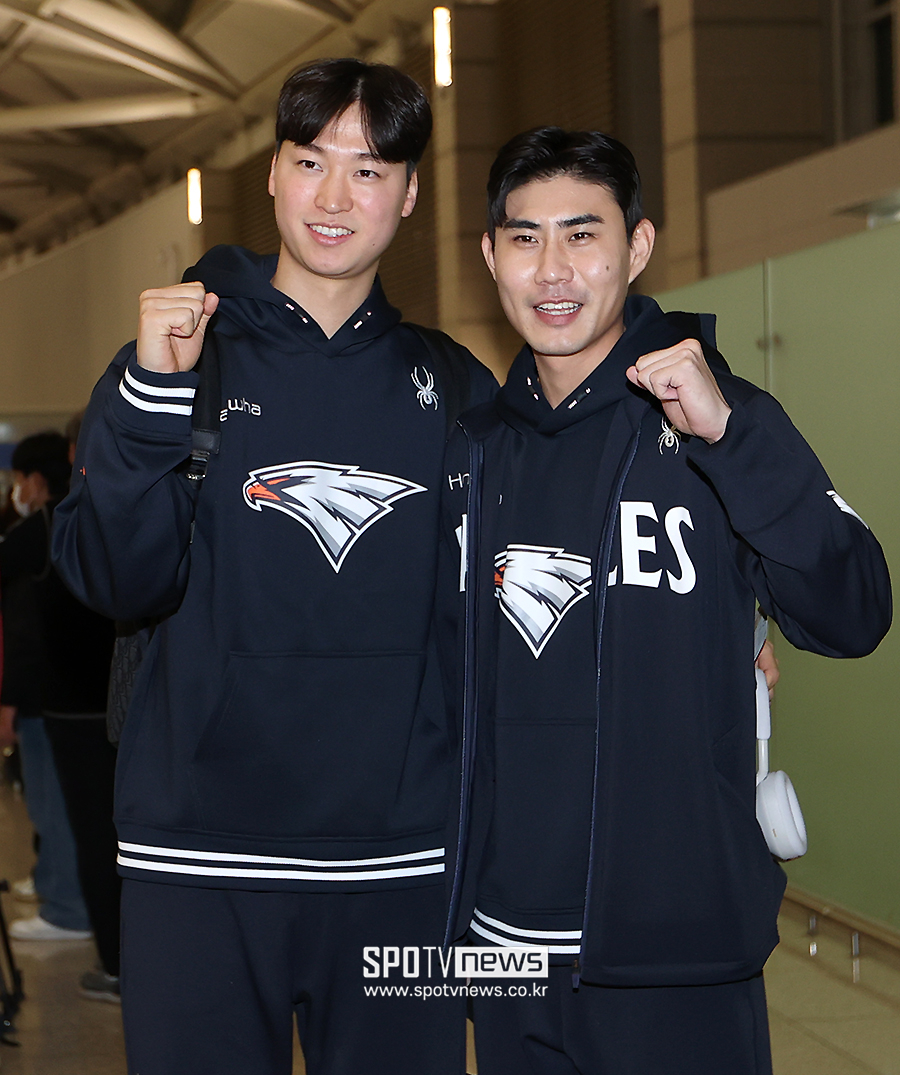▲ 엄상백 심우준 ⓒ곽혜미 기자