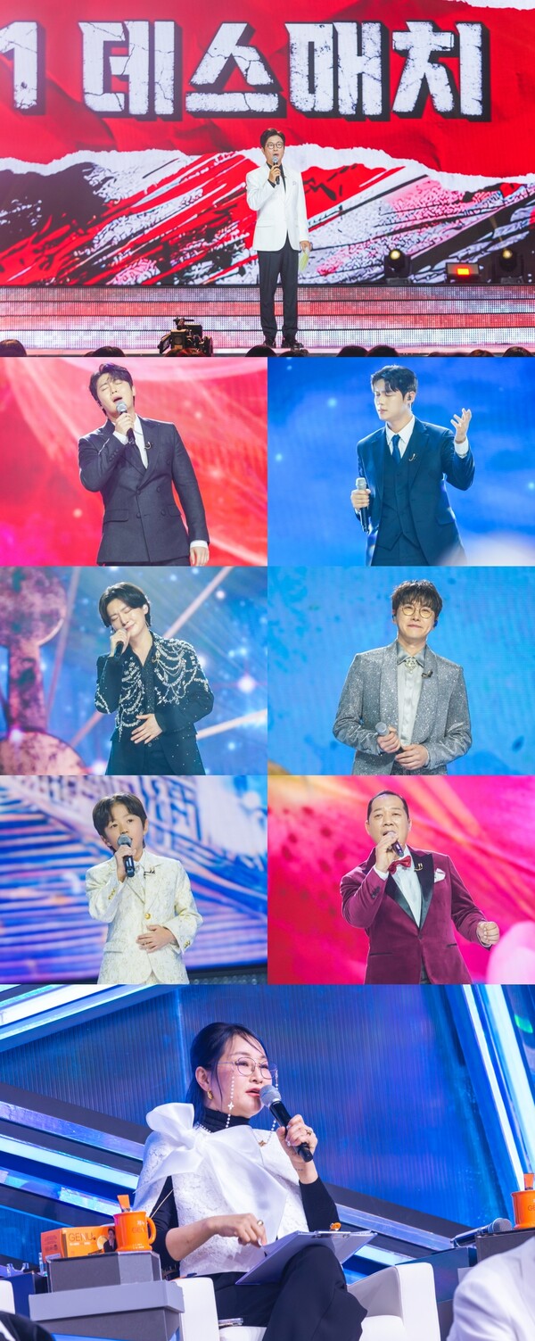 '미스터트롯3', 일대일 데스매치 돌입…긴장감 폭발