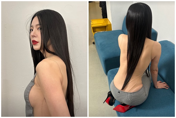 장재인, 노출패션 1인자 노리는 의상..너무 치명적