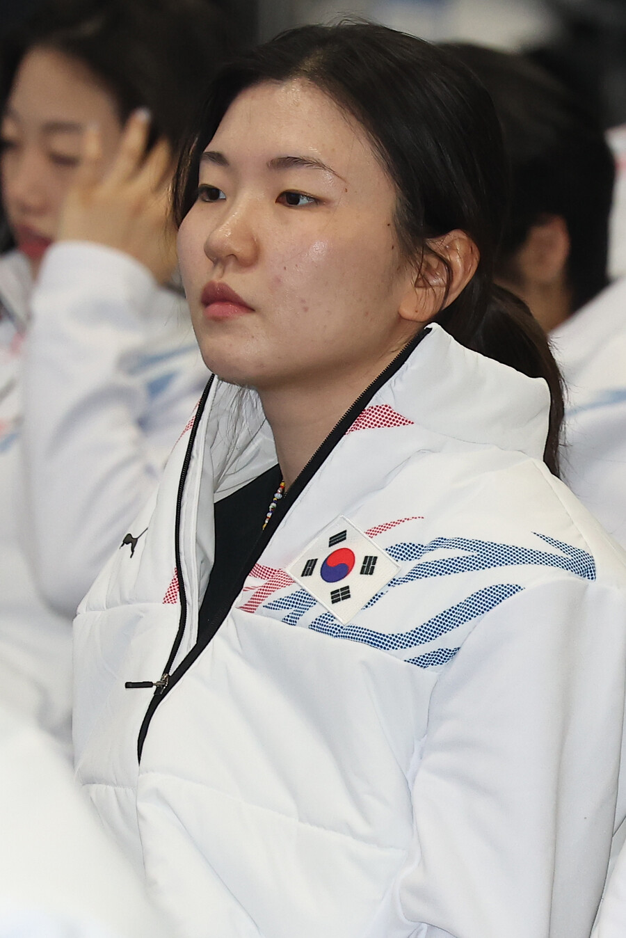 ▲ 쇼트트랙 국가대표 심석희가 24일 오후 서울 송파구 올림픽파크텔에서 열린 2025 하얼빈동계아시안게임 대한민국 선수단 결단식에 참석해 있다. ⓒ연합뉴스