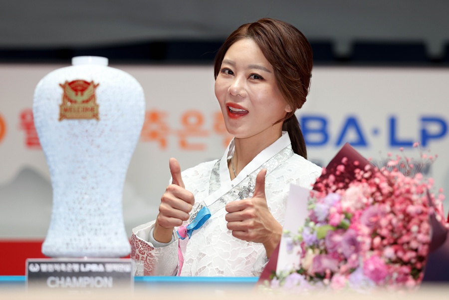 김가영 천하는 2025년도 계속된다…36연승+LPBA 6연속 우승, 누적 상금만 5억 8180만원