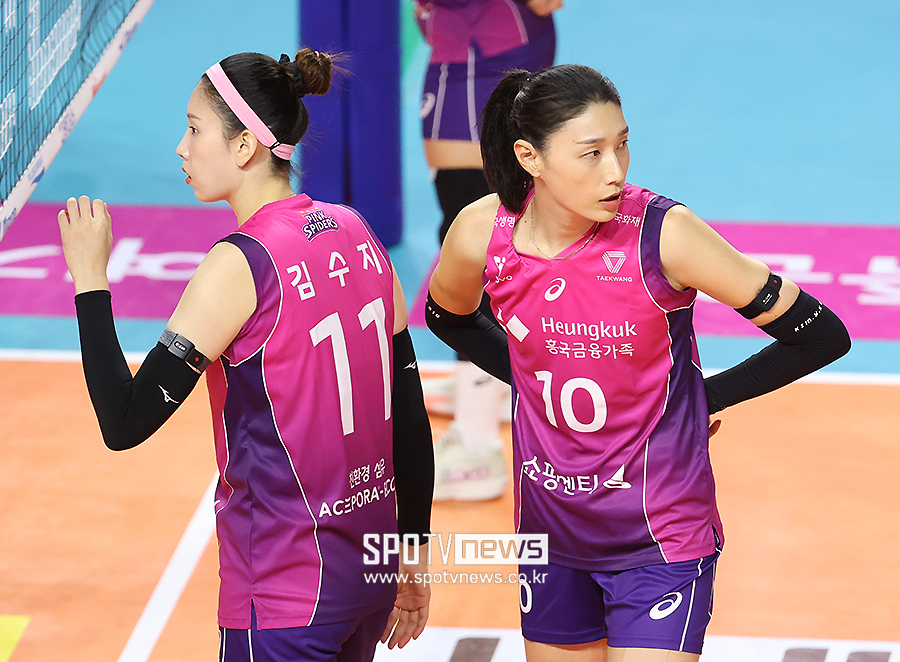 ▲ 김수지 김연경 ⓒ곽혜미 기자