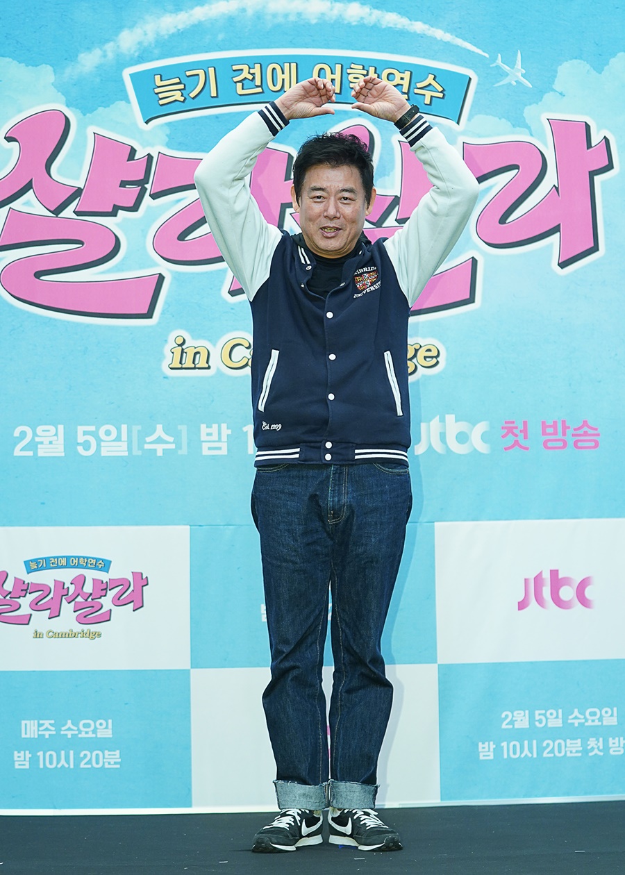 ▲성동일. 제공|JTBC '늦기 전에 어학연수 샬라샬라' 제작발표회