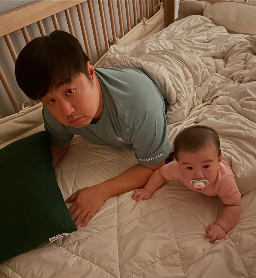 강재준, 아들과 쌍둥이 의심되는 데칼코마니 비주얼 "불렀더니 둘 다 쳐다봐"