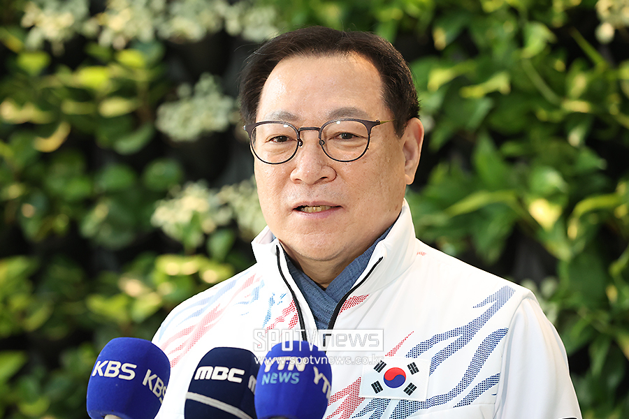 ▲ 최홍훈 선수단장 ⓒ곽혜미 기자