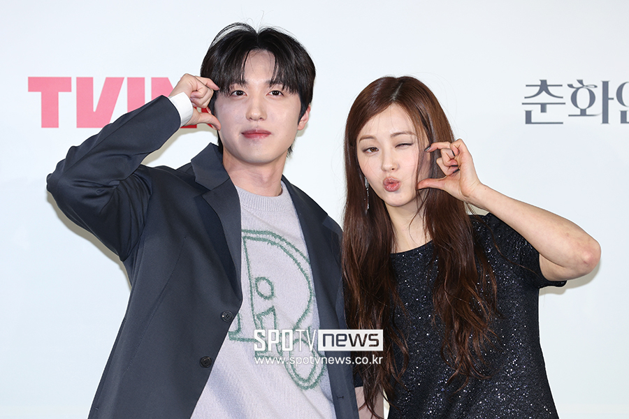 [포토S] 강찬희-고아라, 힙한 볼하트