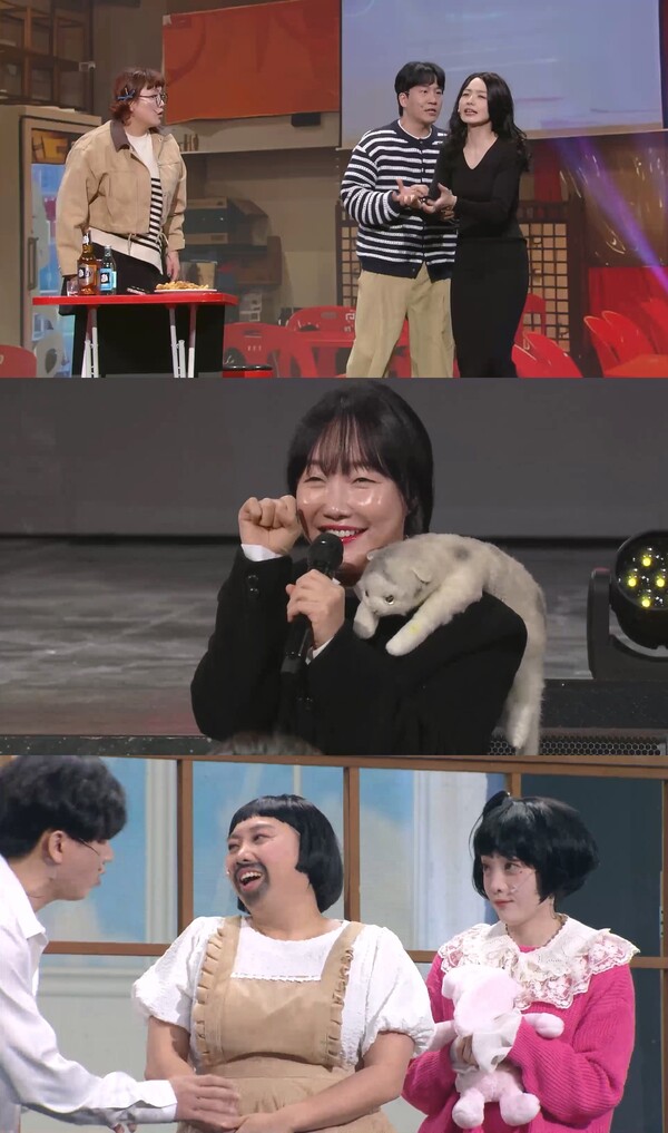안영미, 6년만에 '개그콘서트' 귀환…'19금 개그' 폭탄에 신윤승 기겁