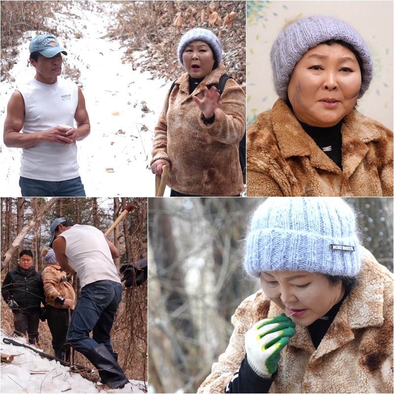 '탈북 보스' 이순실, 61세 근육질 남사친 공개…생도토리 흡입('사당귀')