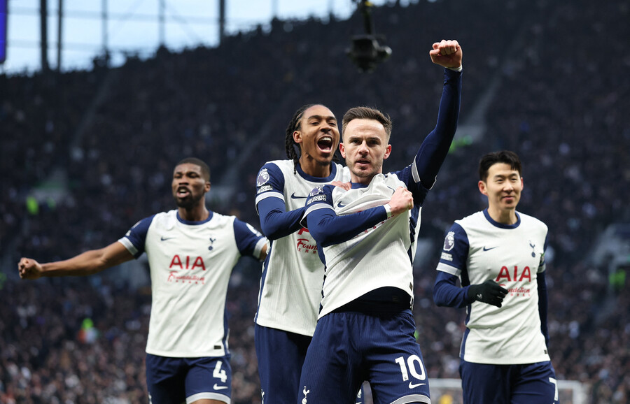 ▲ 토트넘 홋스퍼는 제임스 매디슨의 결승골로 토트넘 홋스퍼에 1-0으로 이겼다. 손흥민은 선발로 나서 골에 연계 역할을 했고 후반 43분 윌슨 오도베르와 교체 됐다. ⓒ연합뉴스/REUTERS