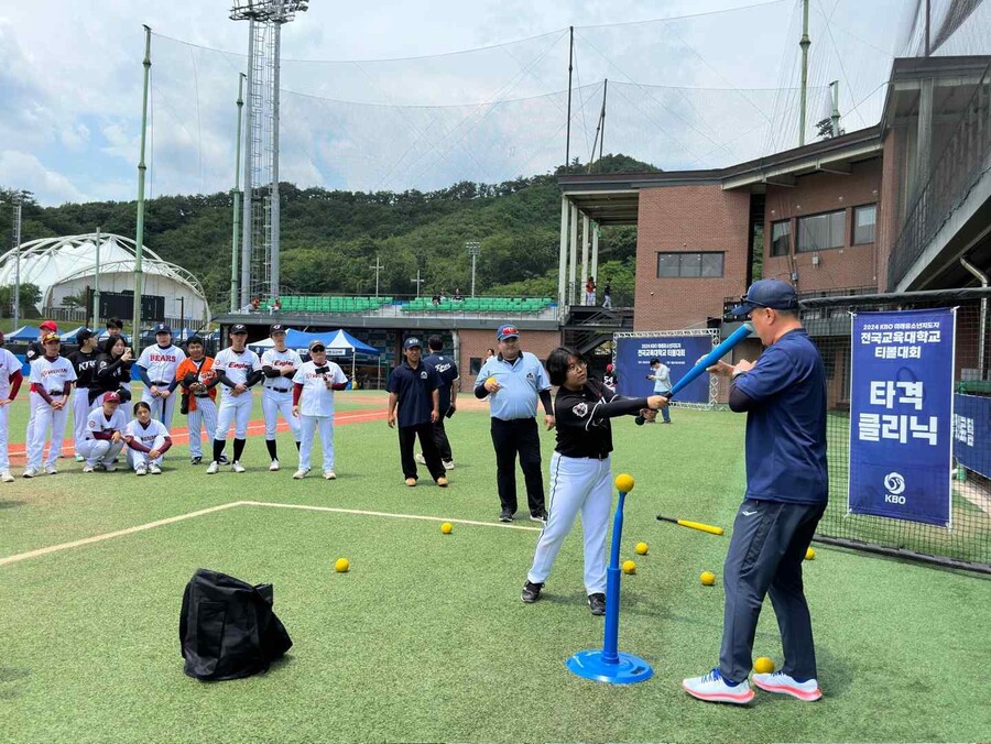 ▲ 전국 교육대학교 티볼대회 ⓒ KBO