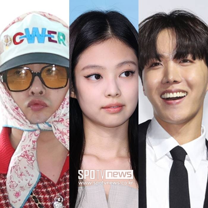 ▲ 지드래곤, 제니, 제이홉(왼쪽부터). ⓒ곽혜미 기자